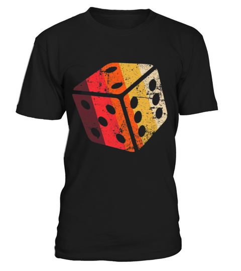 Board Game Dice Shirt RPG Geek Nerd Retro Vintage T-Shirt Unisex