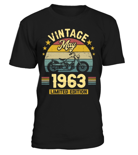 May 1963 60 Years Old Vintage 60th Birthday T-Shirt Unisex