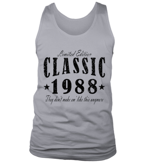 Birthday classic vintage 1988 vintage Tank Top Unisex