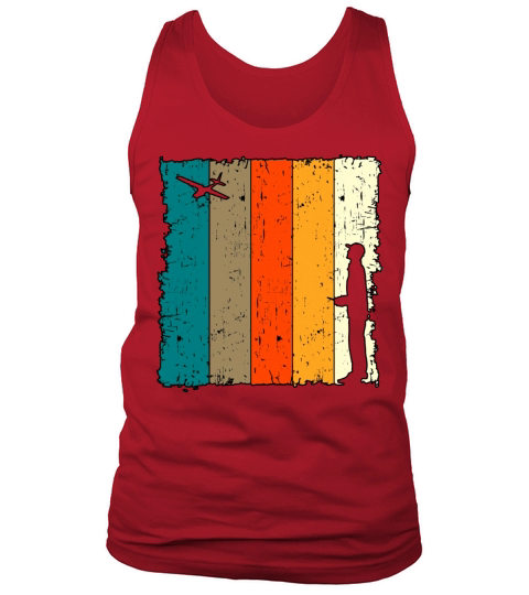 Remote Control Pilot Retro Vintage Shirt Tank Top Unisex