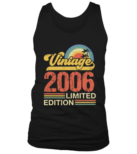 Retro Vintage 2006 Limited Edition Tank Top Unisex