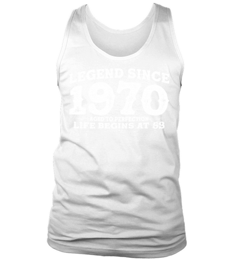 Vintage 1970 Shirt for Men Women 53 Year Old 53rd Tank Top Unisex