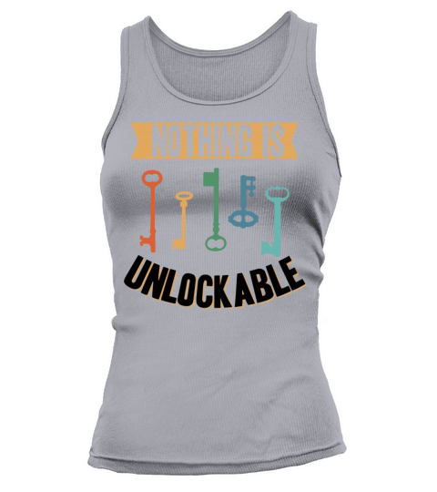 Locksmith Nothing Is Unlockable Pick Tools Tank top Woman