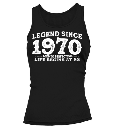 Vintage 1970 Shirt for Men Women 53 Year Old 53rd Tank top Woman