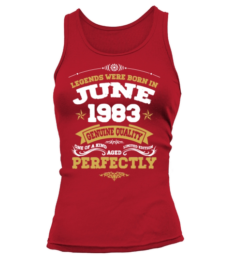 Vintage Aged To Perfection June 1983 Tank top Woman