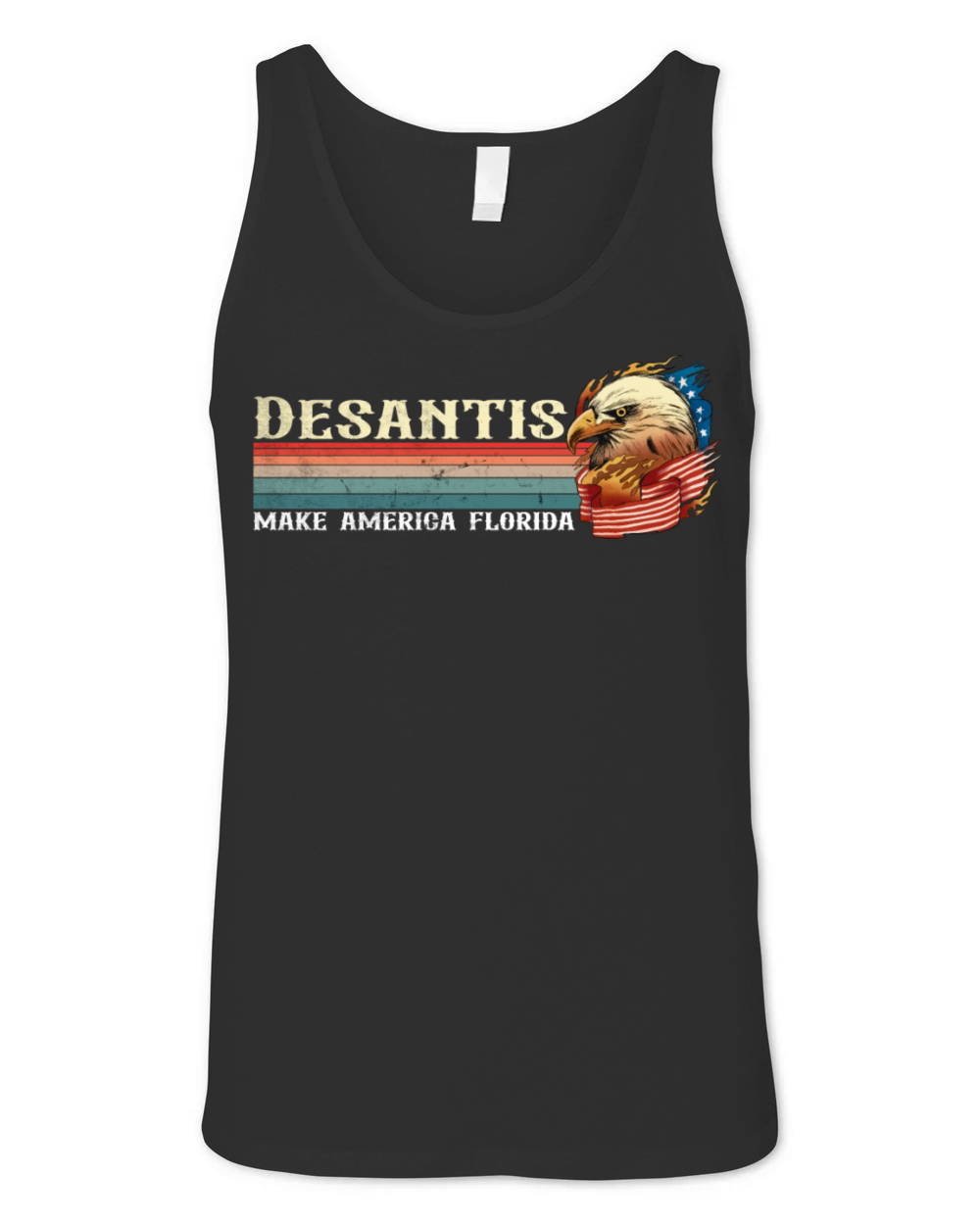 Vintage Distressed Desantis 2024 Election Unisex Jersey Tank