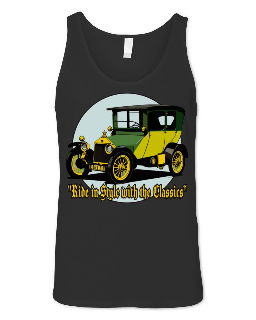 Vintage Retro Classic Cars Unisex Jersey Tank