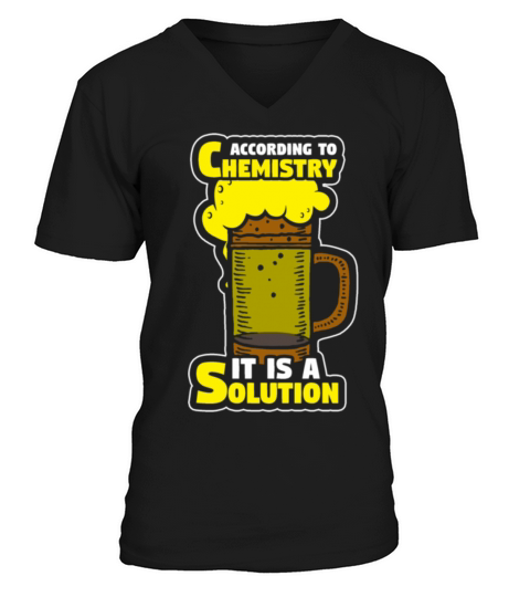 Alcohol wine V-Neck T-shirt