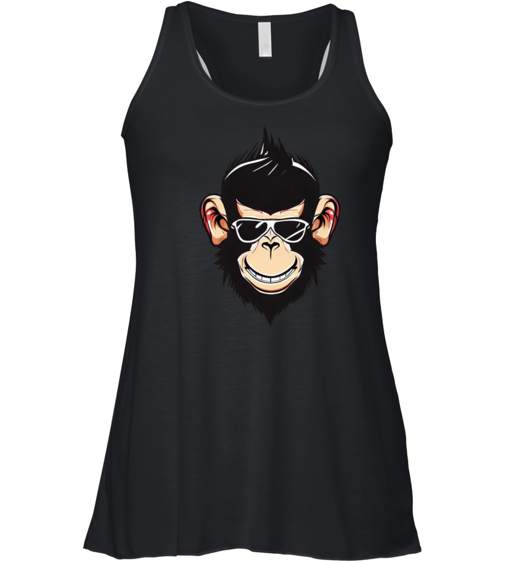 Cool Chimpanzee Rock n Women's Flowy Tank Top