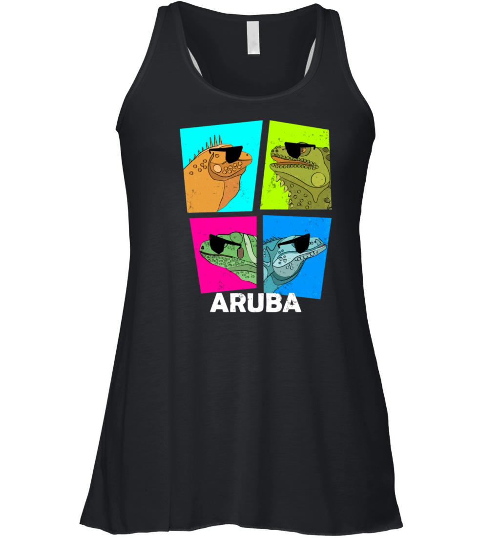 Funny Lizard Netherlands Holiday Aruba Women's Flowy Tank Top