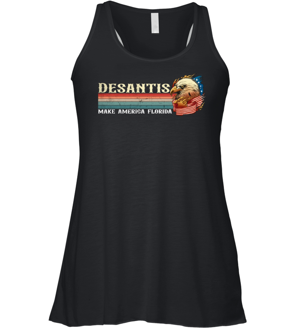 Vintage Distressed Desantis 2024 Election Women's Flowy Tank Top