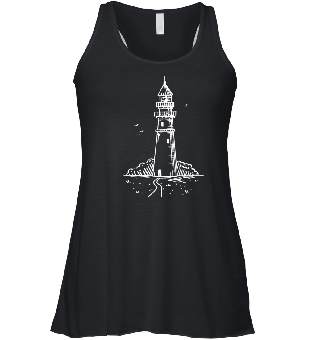 Vintage Lighthouse Women's Flowy Tank Top
