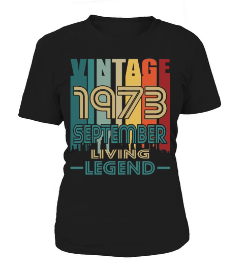 50th birthday september 1973 vintage 1973 Women's T-Shirt