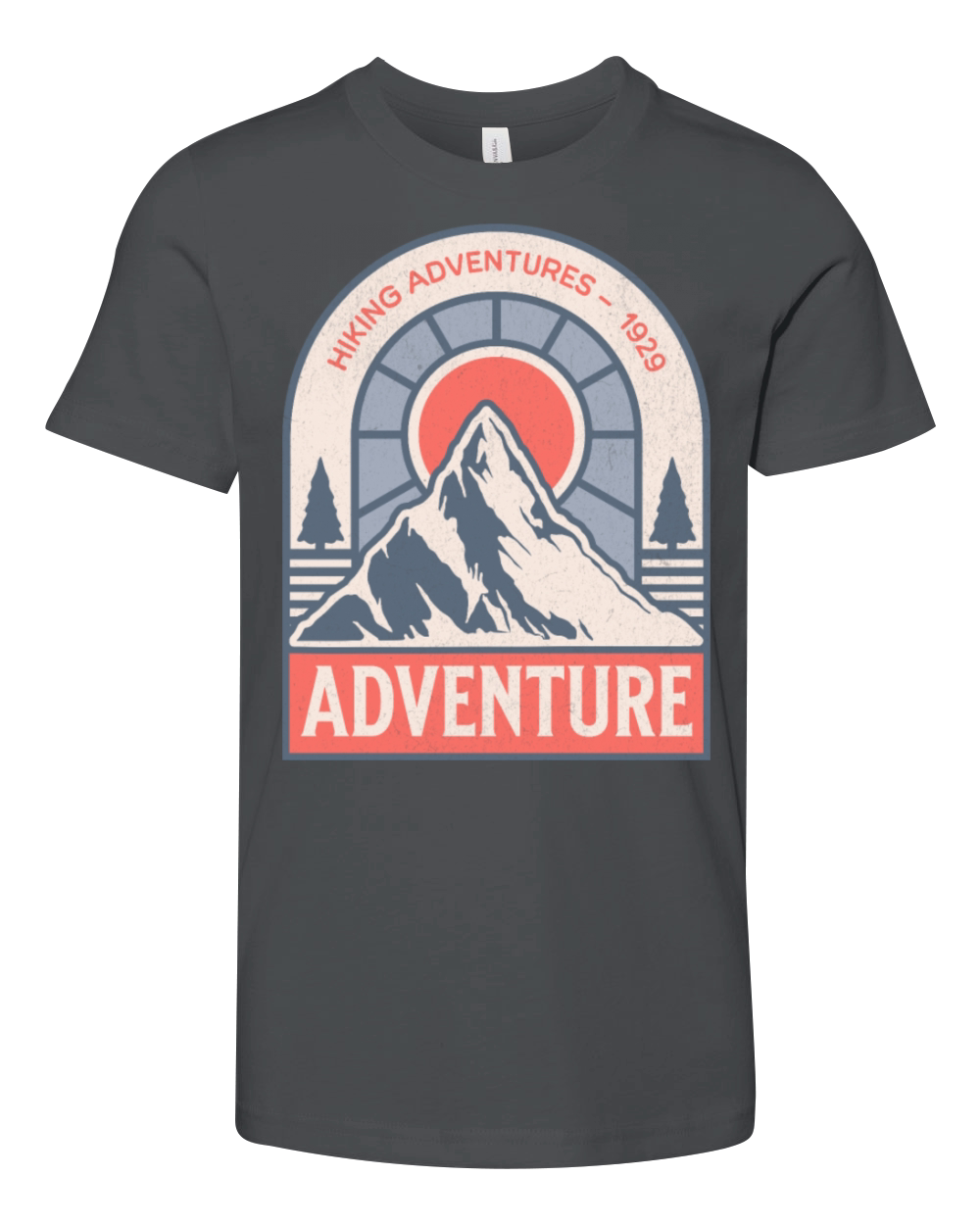 ADVENTURE hiking outdoors nature Youth Unisex Jersey Tee