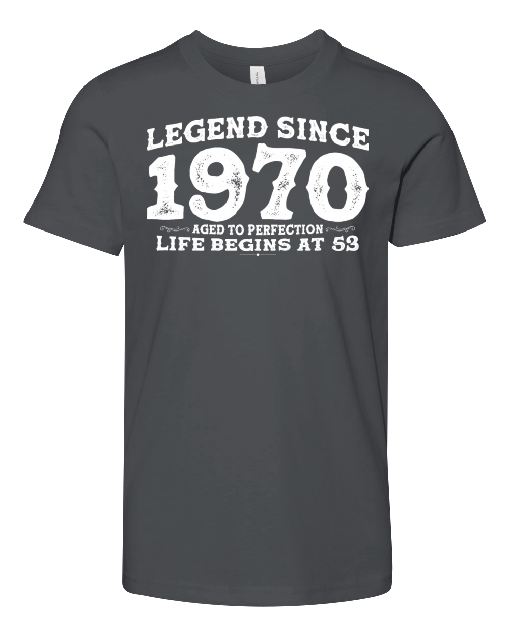 Vintage 1970 Shirt for Men Women 53 Year Old 53rd Youth Unisex Jersey Tee