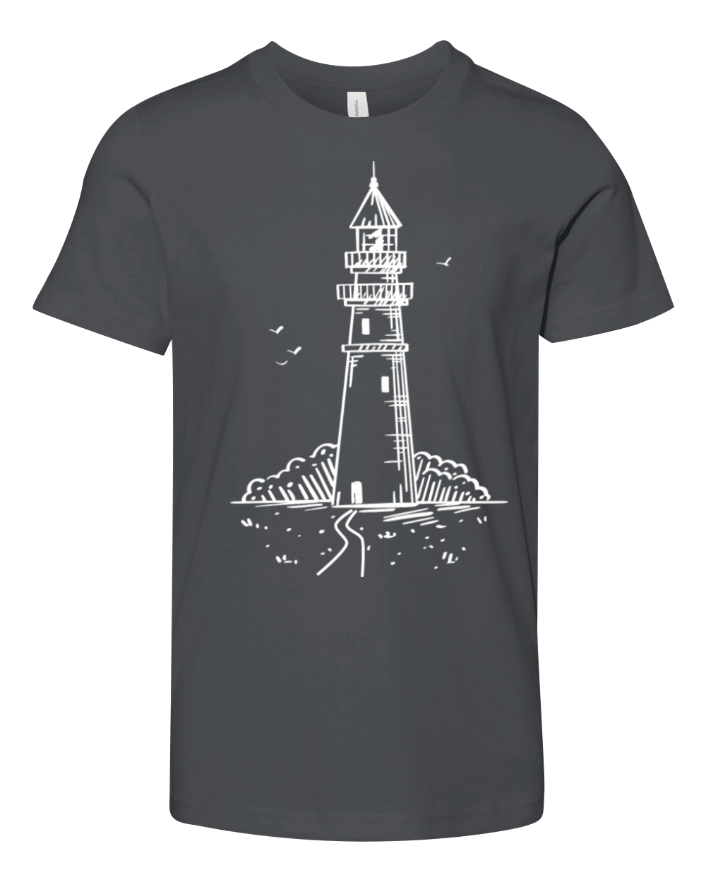 Vintage Lighthouse Youth Unisex Jersey Tee