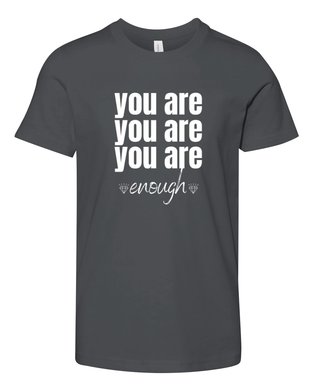 you are enough Youth Unisex Jersey Tee
