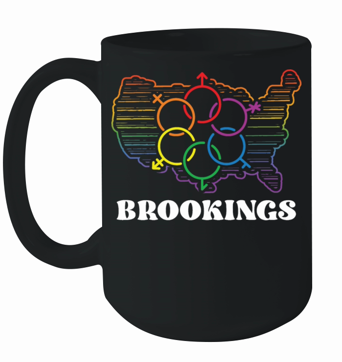 Brookings Pride Flag Pride Month LGBTQ Flag LGBT C Ceramic Mug