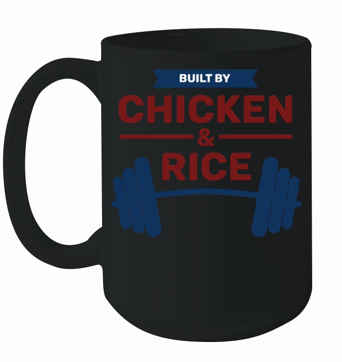 Built by chicken and rice Ceramic Mug