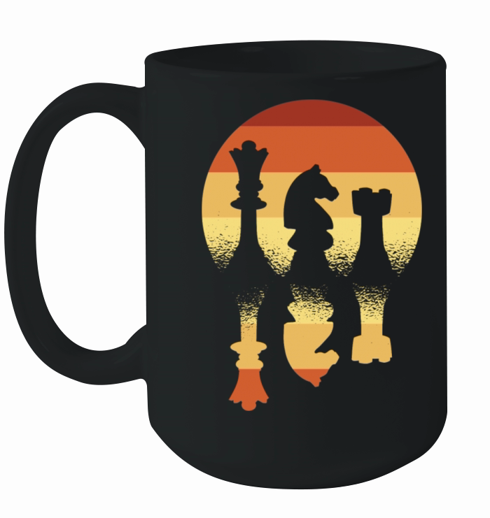 Chess Player Chess Chess Retro Vintage Ceramic Mug
