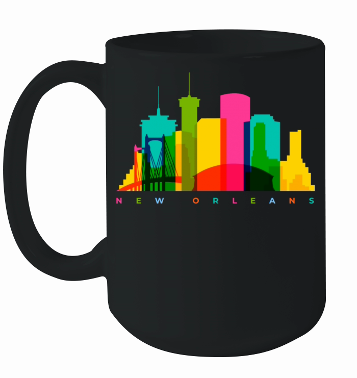 New Orleans Skyline Ceramic Mug
