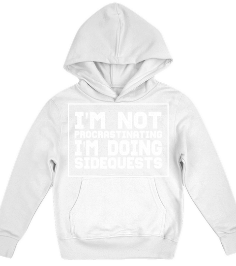 Im Not Procrastinating Im Doing Side Quests Kids Hoodie