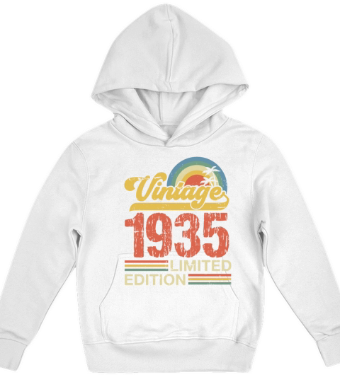 Retro Vintage 1935 Limited Edition Kids Hoodie