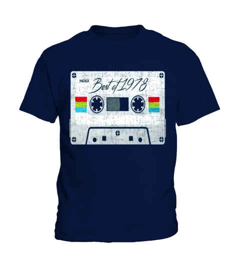 Vintage Best of 1978 70s mix tape cassette funny Kids T-Shirt