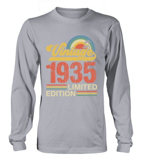 Retro Vintage 1935 Limited Edition Long sleeved Unisex
