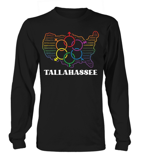 Tallahassee Pride Flag Pride Month LGBTQ Flag LGBT Long sleeved Unisex