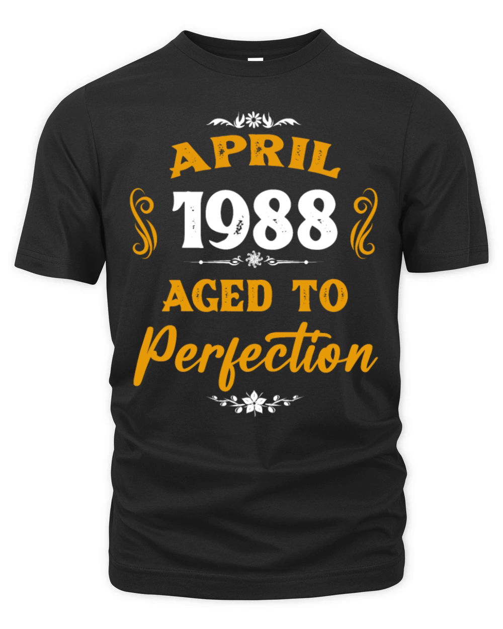 April 1988 Vintage Birthday Present Organic Unisex T-shirt