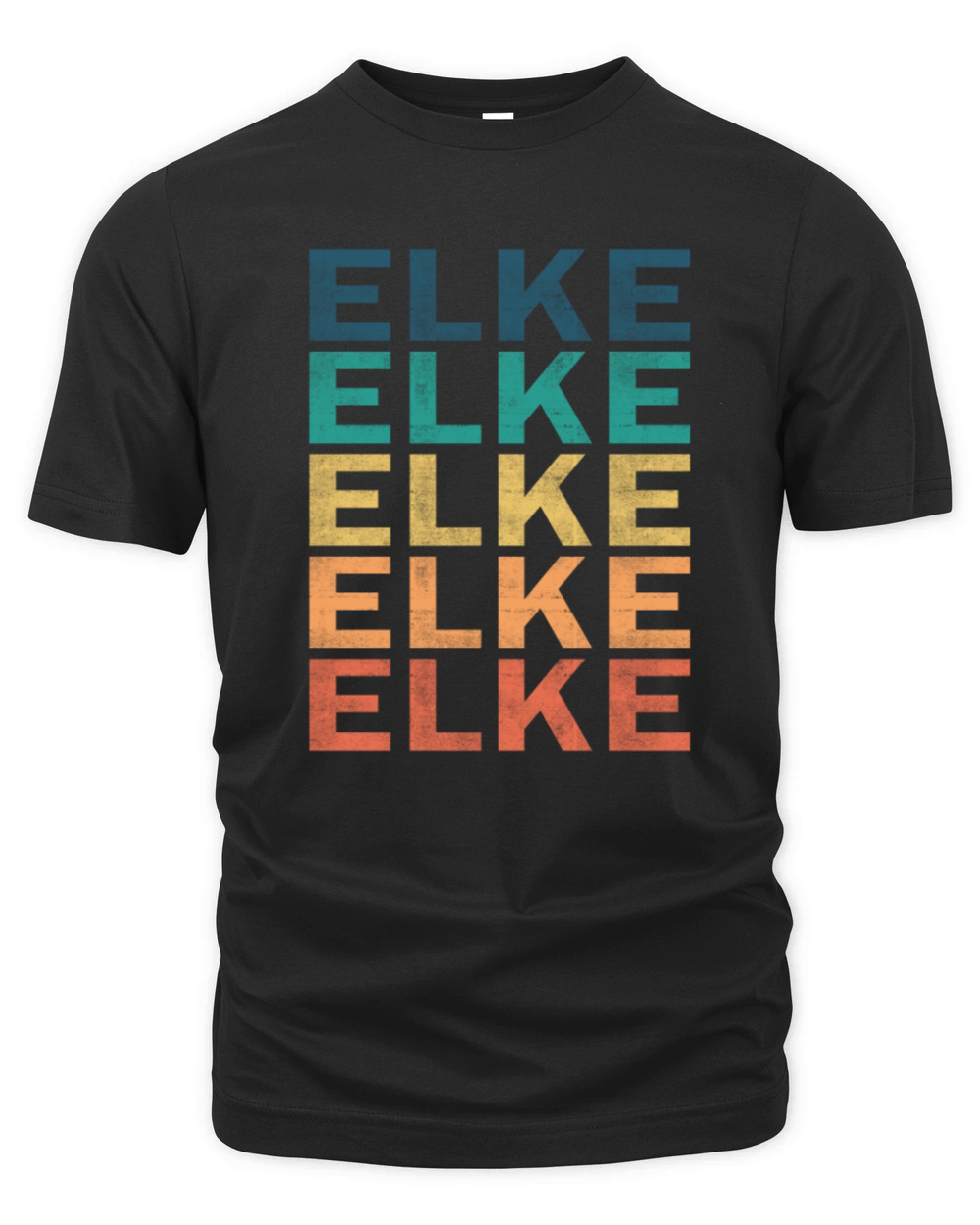 Elke Name T Shirt - Elke Vintage Retro Name Gift I Organic Unisex T-shirt