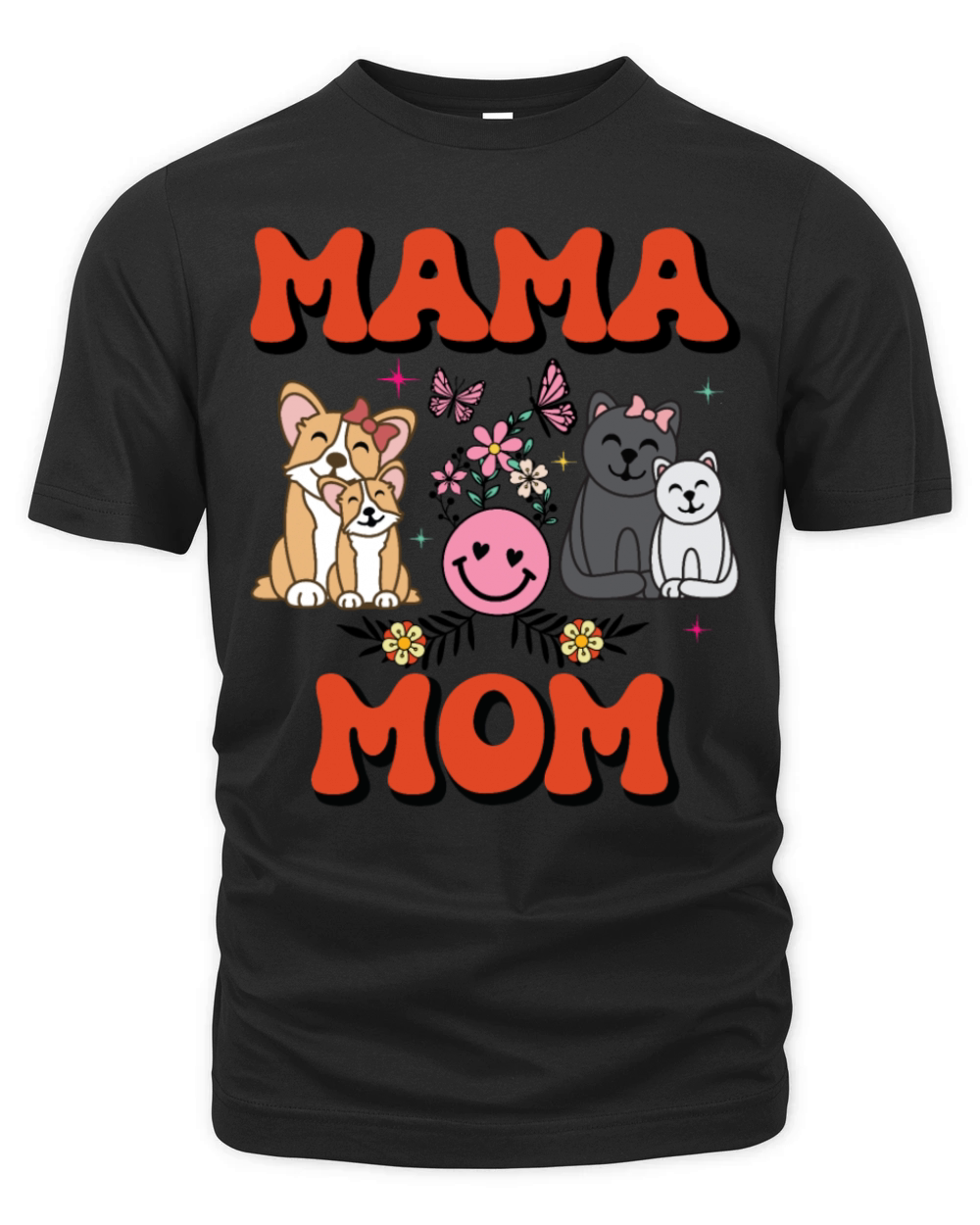 Groovy Vintage Mama Mom for Mothers Days Organic Unisex T-shirt