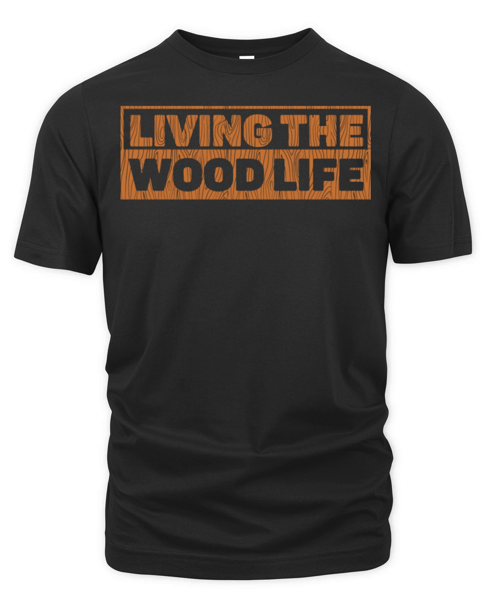 Living The Wood Life Woodworking Carpenter Organic Unisex T-shirt