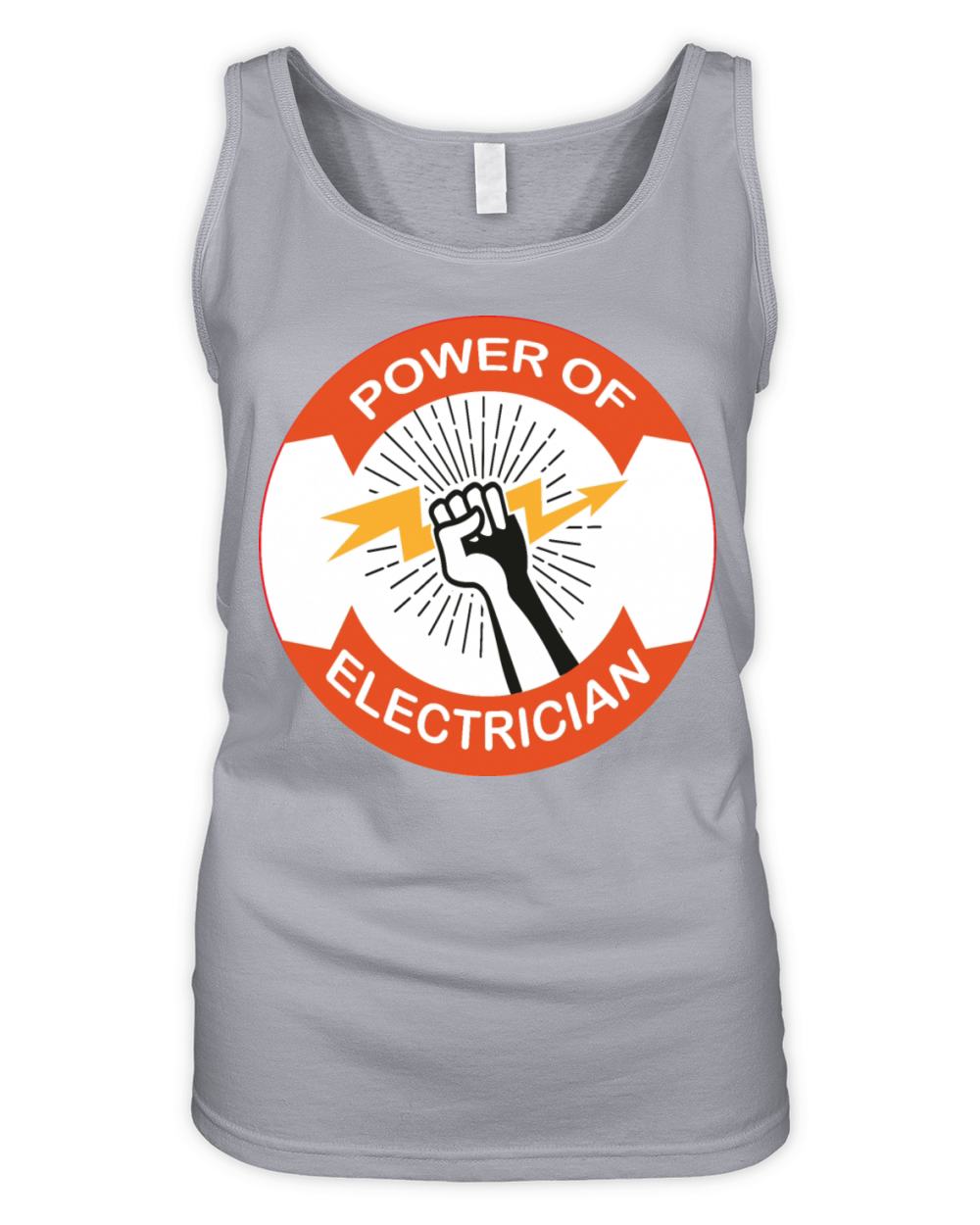 Power of Electrician Fist Lighting Design for Elec Organic Women's Tank Top