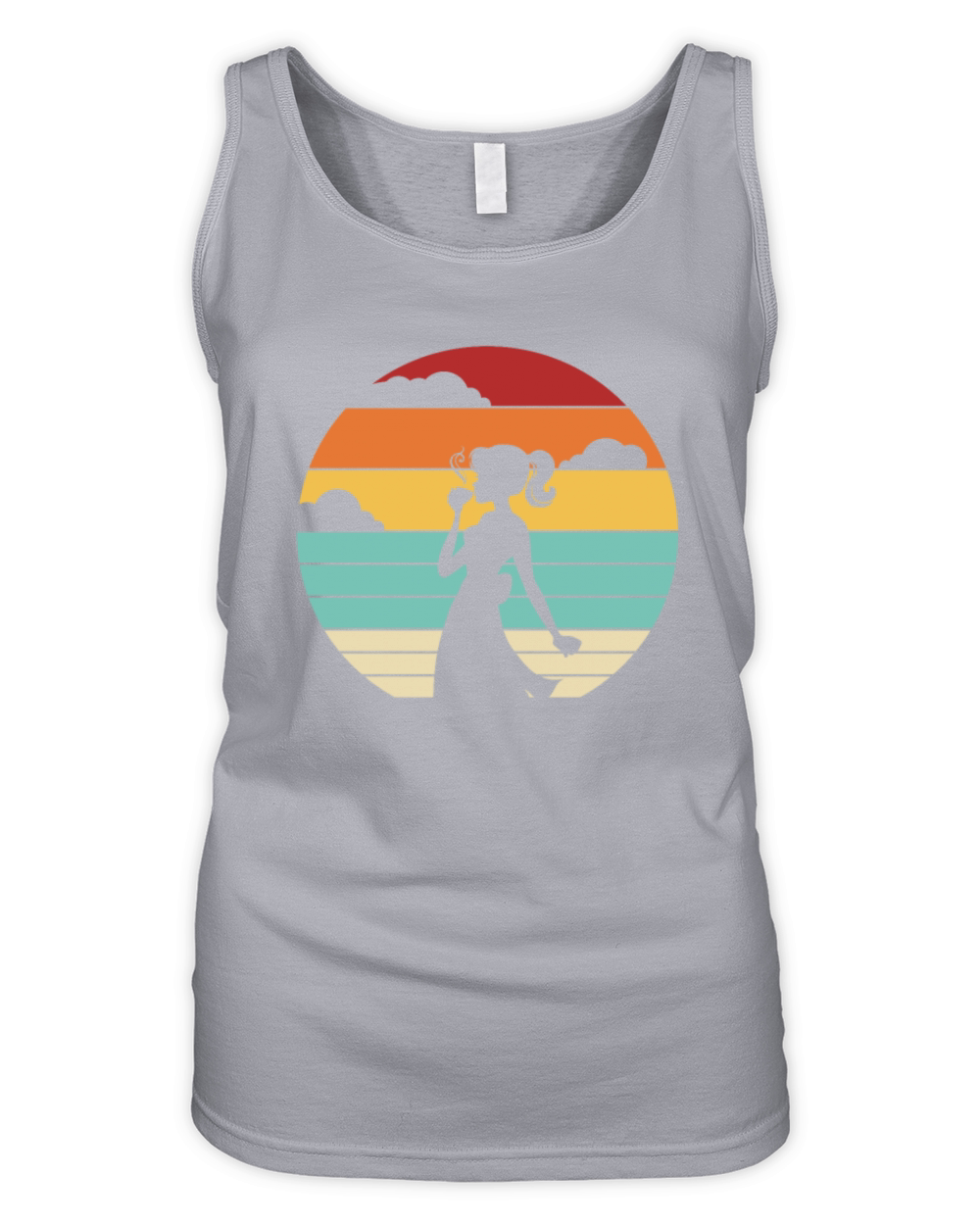 Retro Queen Latte Art Barista Coffee Lover Coffee Organic Women's Tank Top