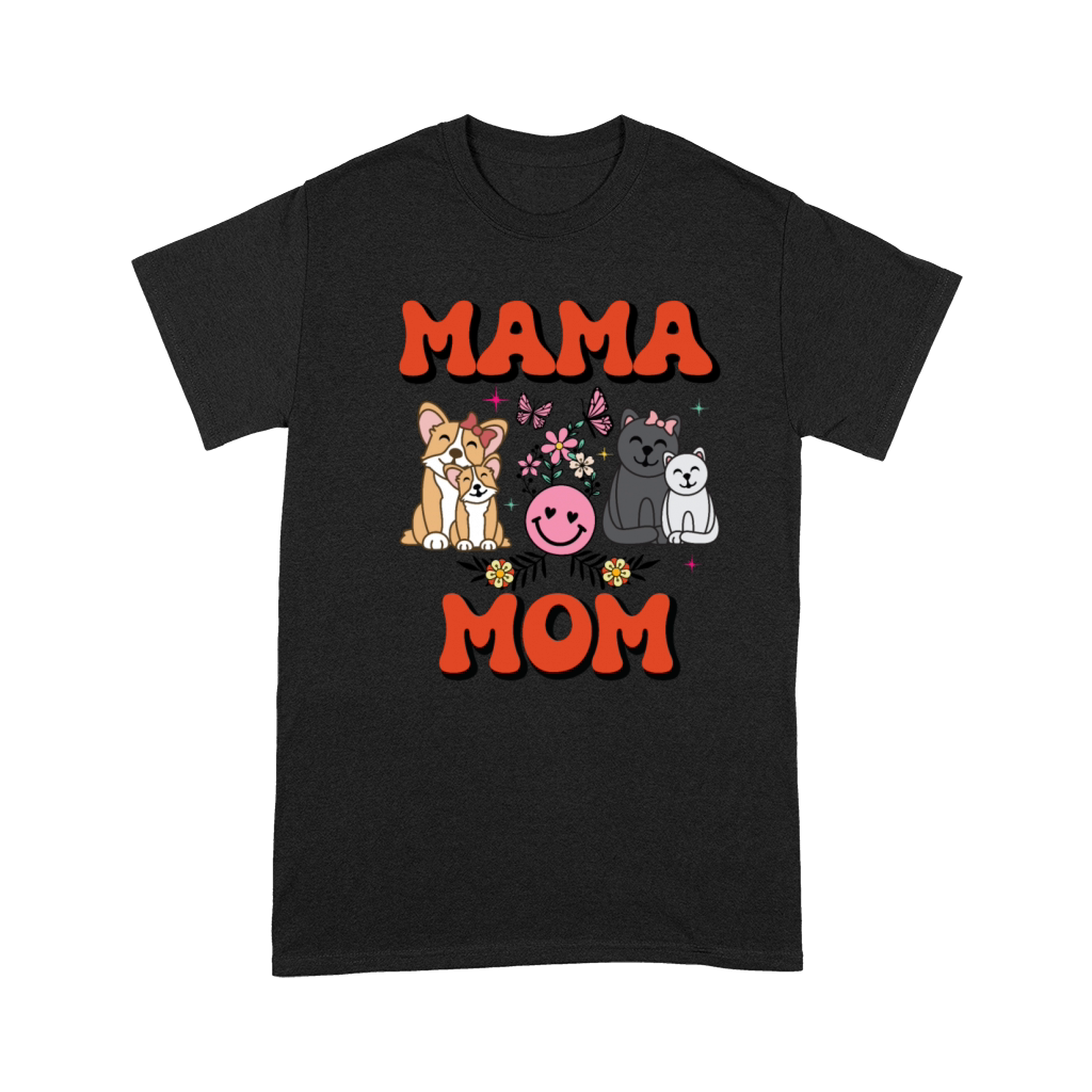 Groovy Vintage Mama Mom for Mothers Days Premium T-shirt