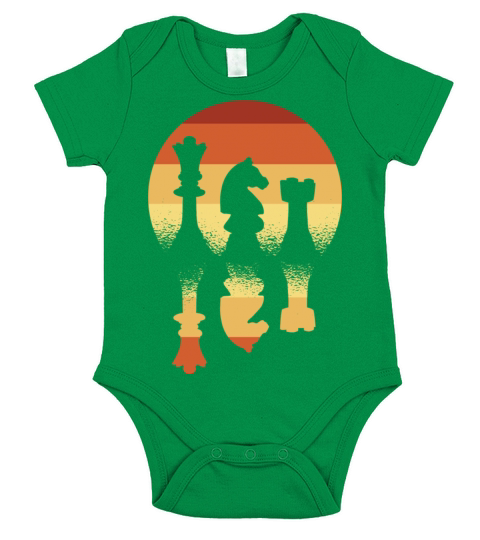 Chess Player Chess Chess Retro Vintage Short Sleeve Baby One-Piece