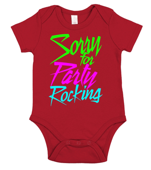 Funny Humor for Boys and Girls - Party Rocking Short Sleeve Baby One-Piece