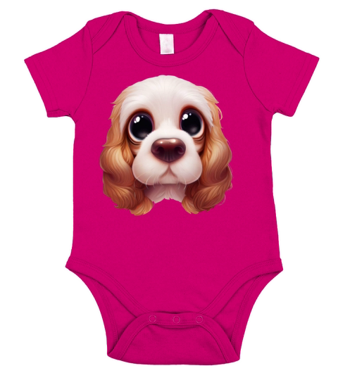 Fur-ever Clumber Spaniel Short Sleeve Baby One-Piece