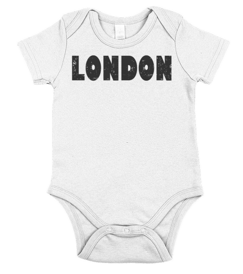 London vintage tshirts Short Sleeve Baby One-Piece