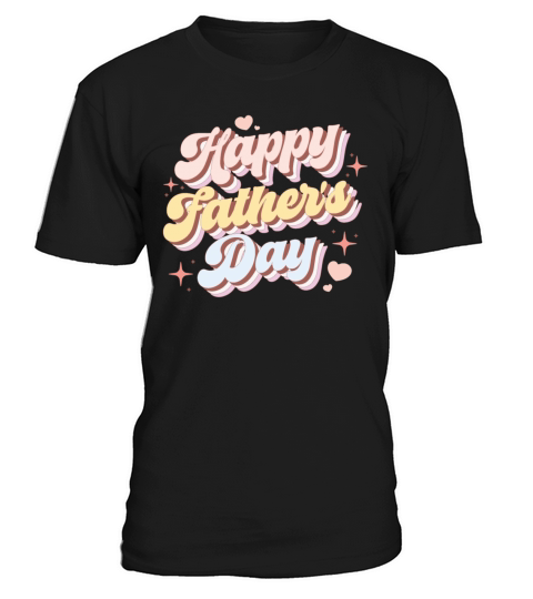 Groovy Happy Fathers Day T-Shirt Unisex