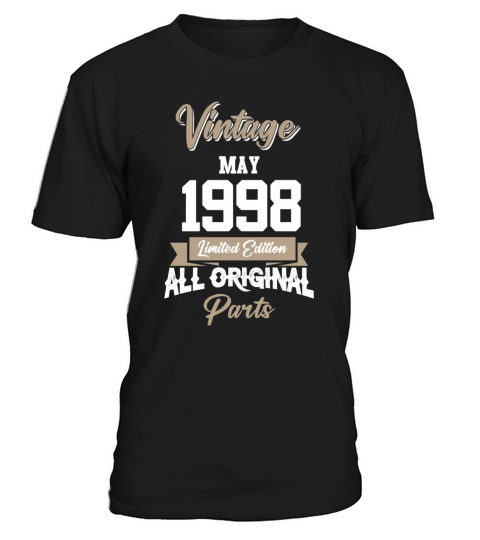 May 1998 Vintage Birthday Present T-Shirt Unisex