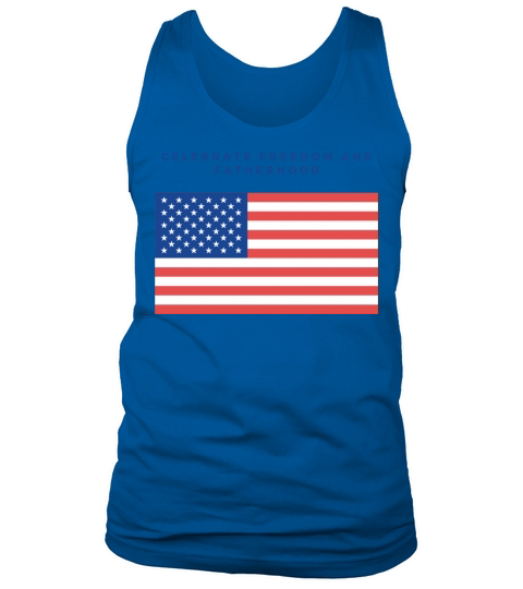 Celebrate Freedom and Fatherhood with flag America Tank Top Unisex