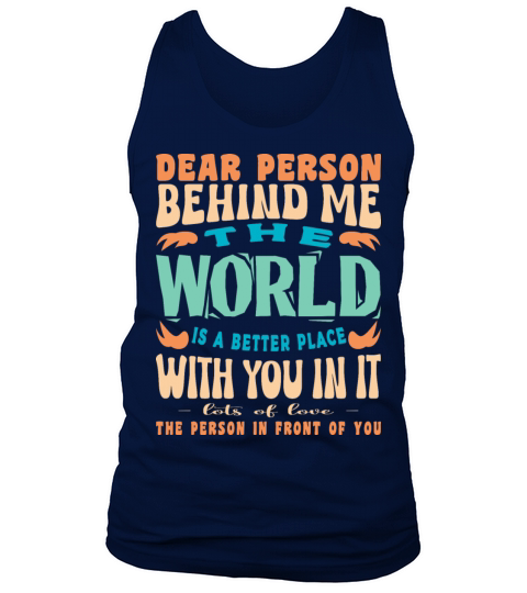 The World Is A Better Place Inspirational Retro Tank Top Unisex