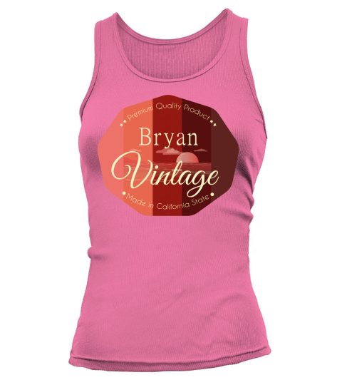 Bryan First Name Vintage Design Tank top Woman