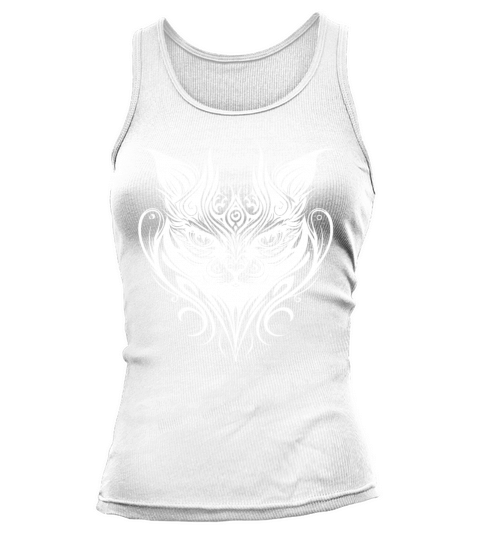 Tribal Tattoo Cat Tank top Woman