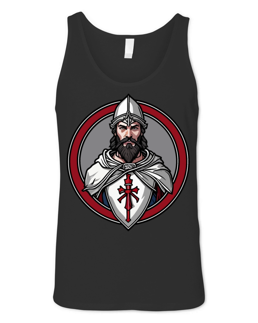 Cool Templar Knight Unisex Jersey Tank