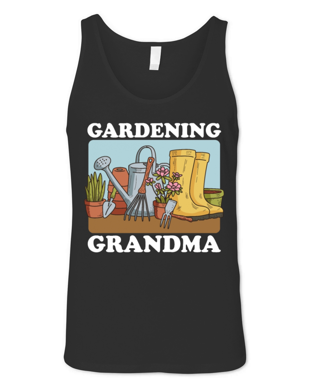 Gardening Grandma Garden Funny Gardener Unisex Jersey Tank