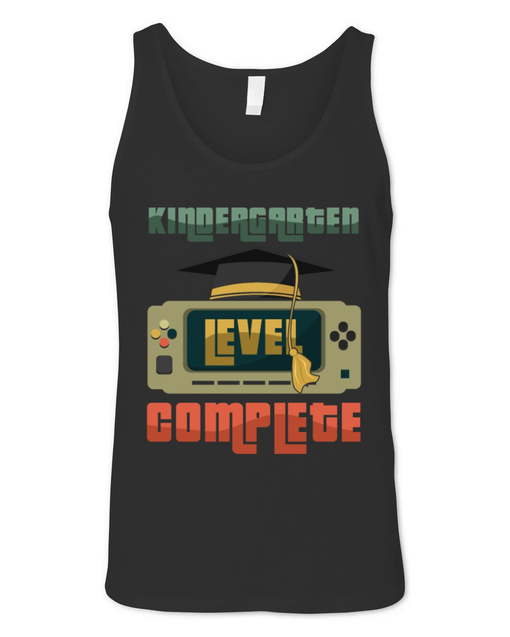 Kindergarten Graduate Graduating 2023 Gamer Game Unisex Jersey Tank